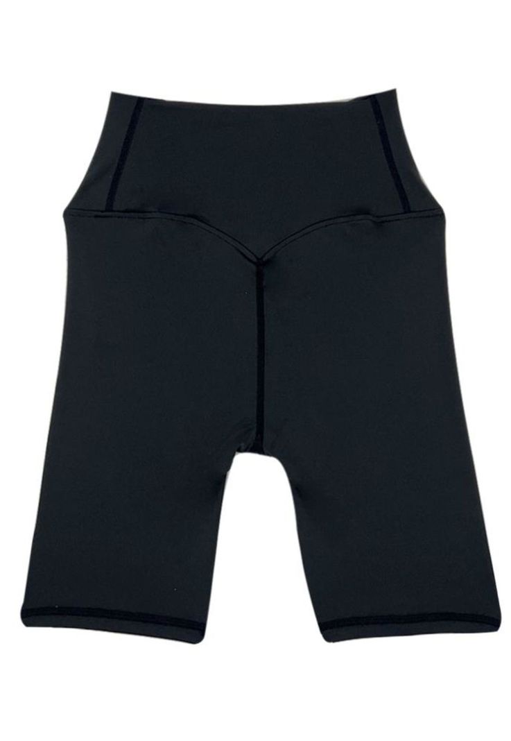 Calza Biker Efecto Push Up Negra-3