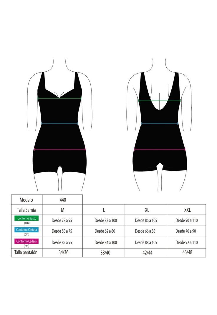 Traje de baño deportivo con piernas negro-3