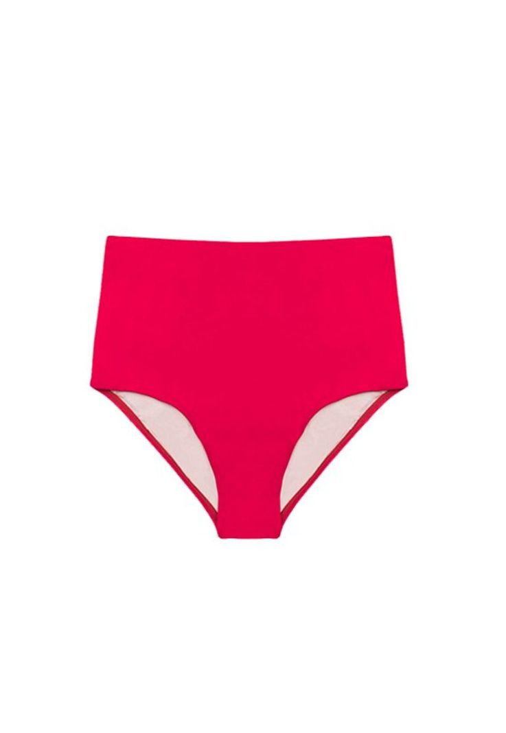 Bikini calzón pin up reductor rojo-0