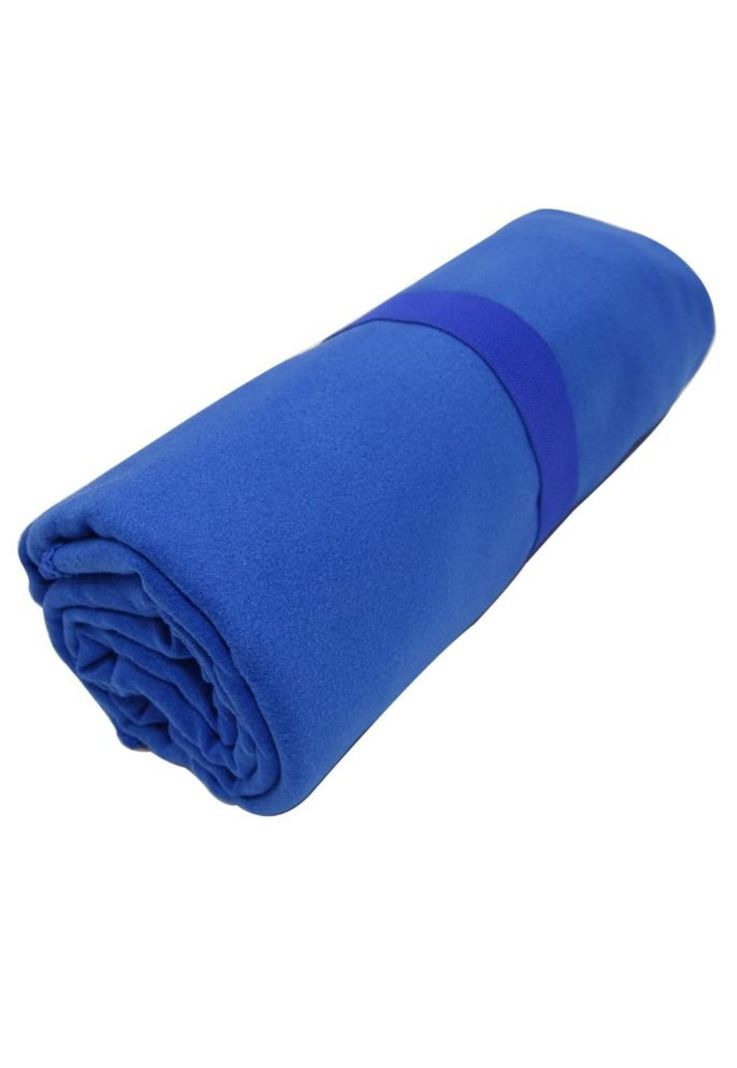 Toalla de microfibra secado rápido grande azul-3