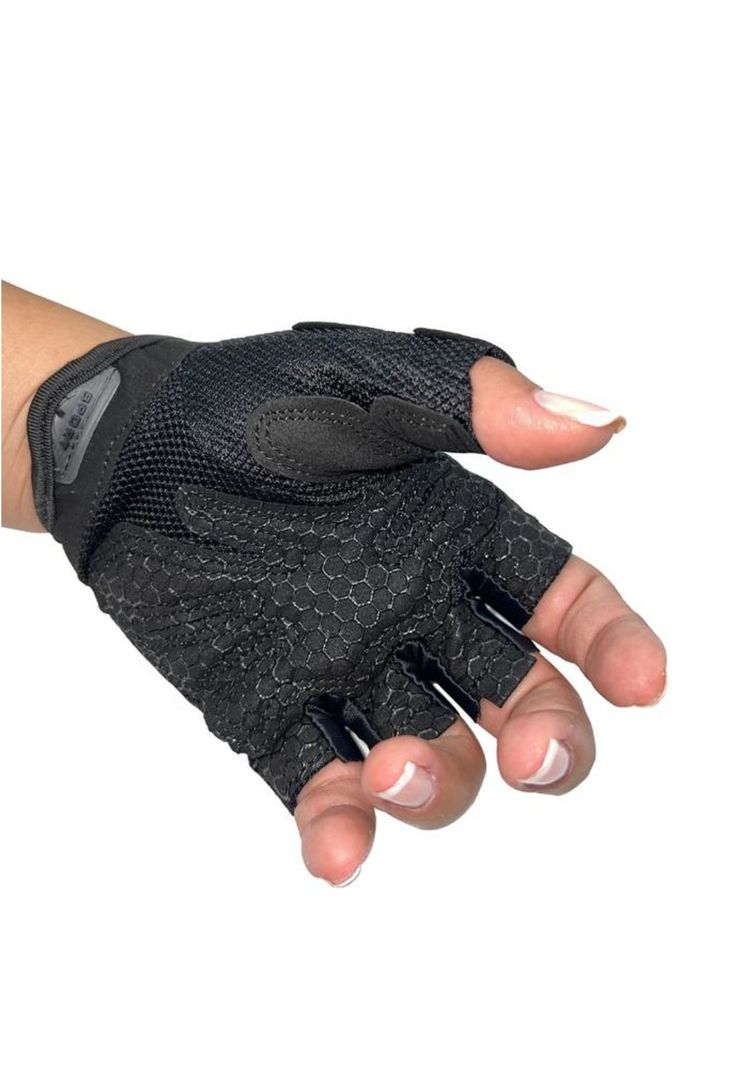 Guantes deportivos negros-2