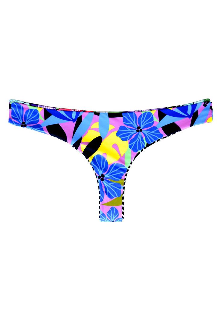 Bikini calzón colaless reversible estampado-1