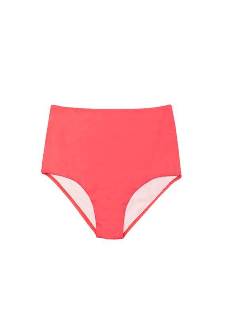 Bikini calzón pin up reductor color naranja-0