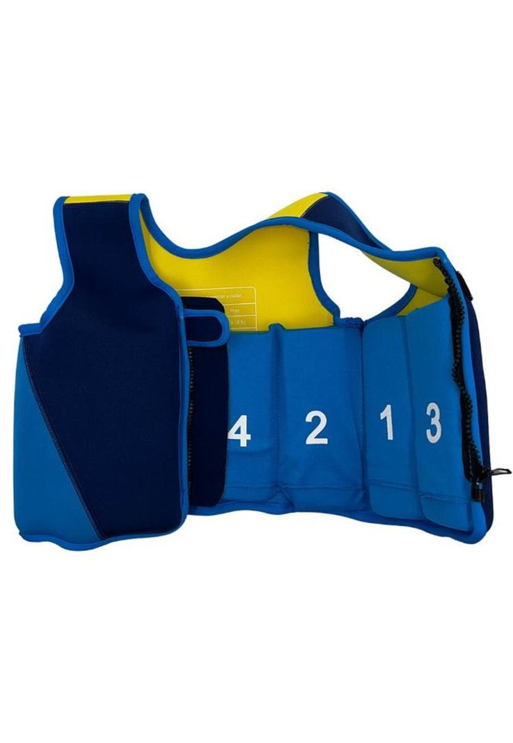 Chaqueta flotador azul niño-2