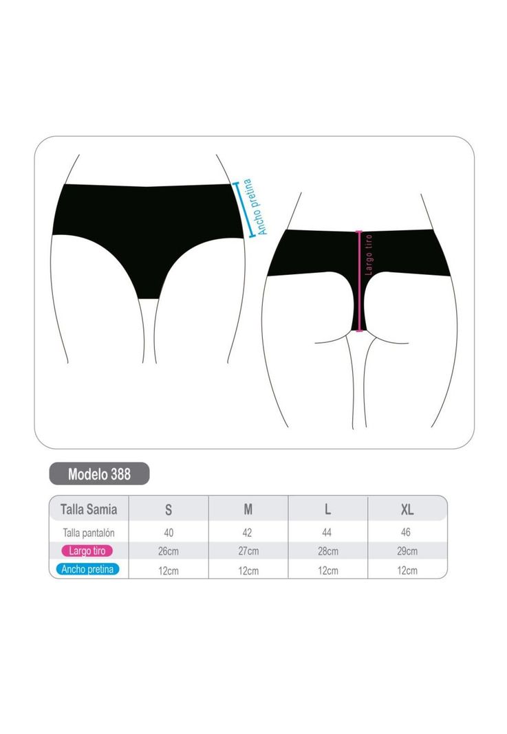 Bikini calzón colaless tiro alto negro-3