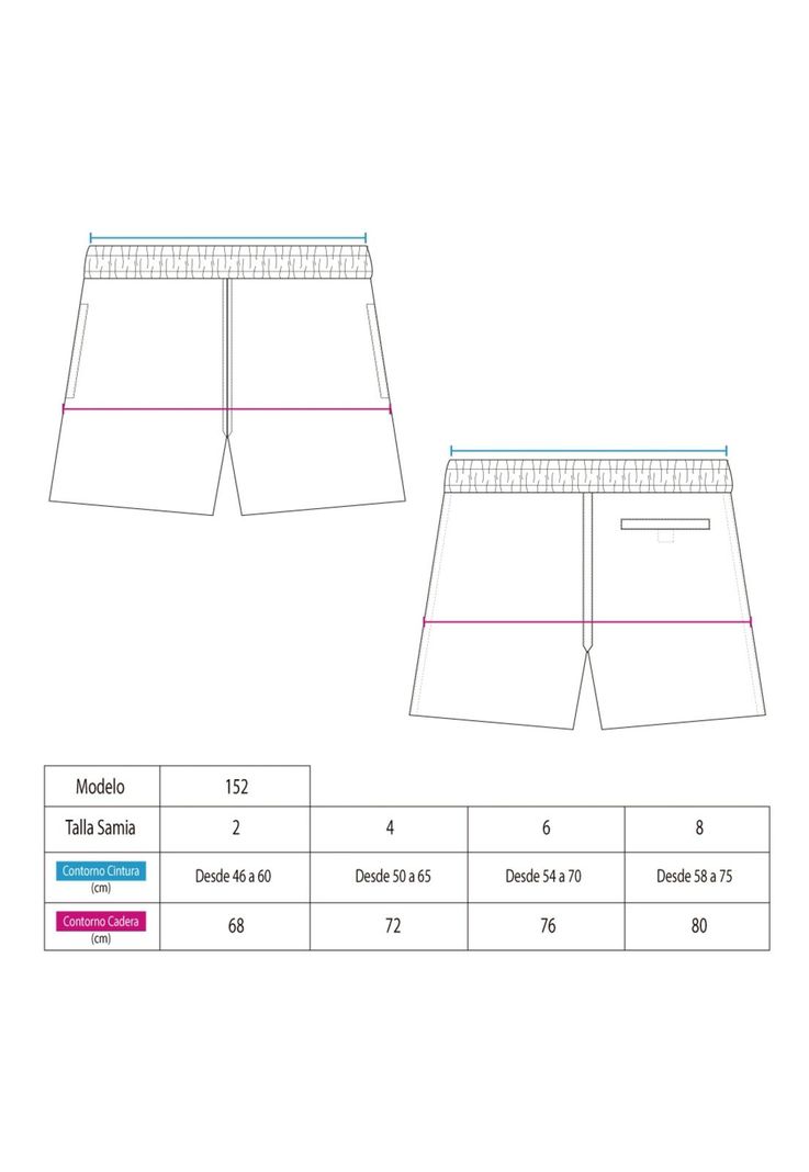 Traje De Baño Estampado Negro Short Niño-2