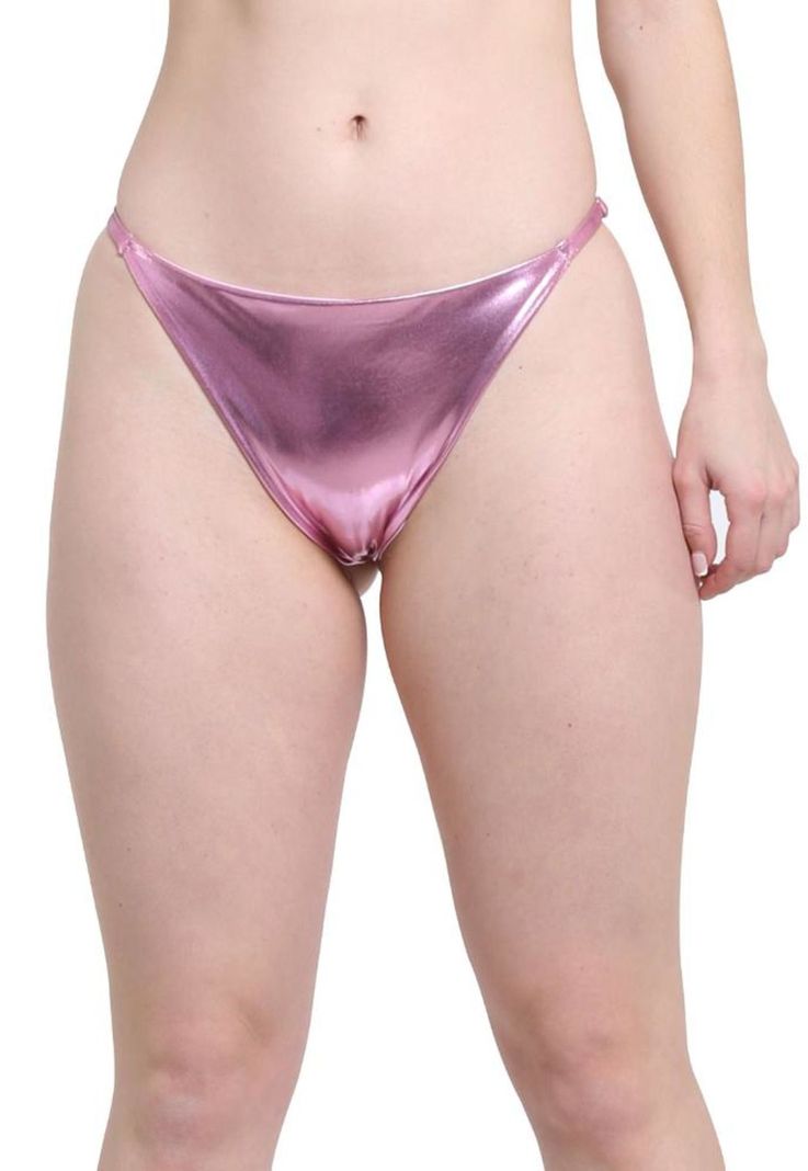 Bikini colaless cadera ajustable lila brillante