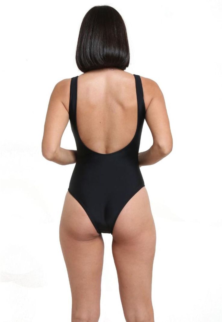 Traje de baño rebajado argolla negro-2