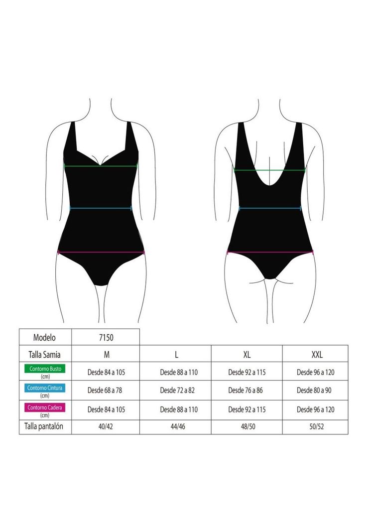 Traje de baño reductor básico rojo copa D-3