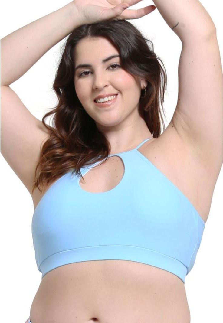 Bikini peto halter celeste-0