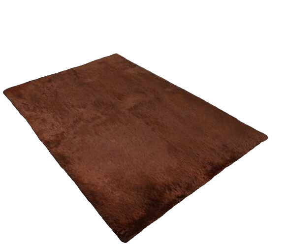 Alfombra Pelo Corto Grande Café 200x240cm-0