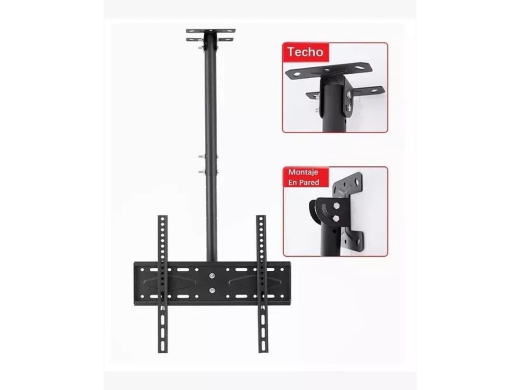 Soporte Tv Techo Pared Ajustable 26 A 60 Color Negro-2