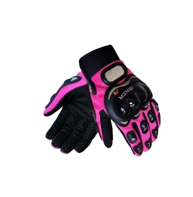 GUANTE PARA MOTO PROBIKER TOUCH MCS-01 TELA CON PROTECCIONES ROSA-0