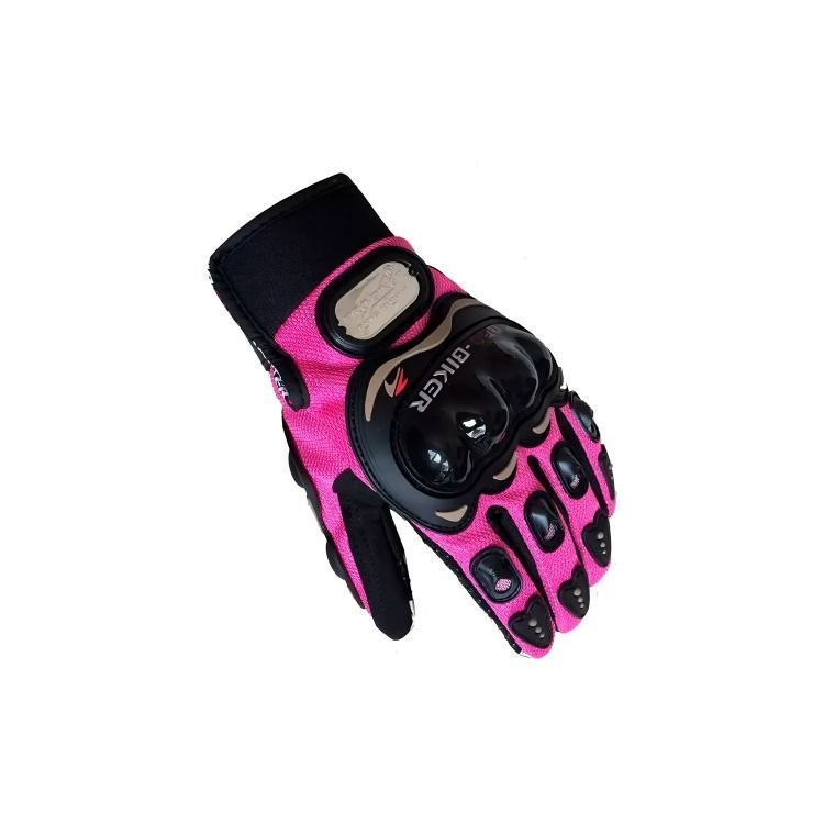 GUANTE PARA MOTO PROBIKER TOUCH MCS-01 TELA CON PROTECCIONES ROSA-2