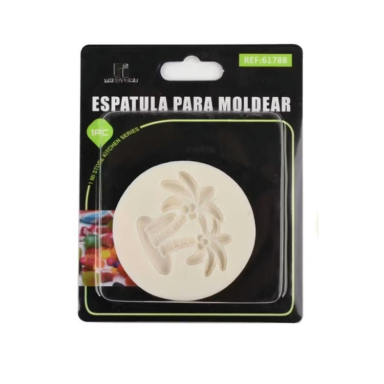 Molde Silicona Para Moldear Modelo Palmeras-0