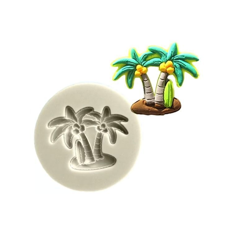Molde Silicona Para Moldear Modelo Palmeras-2