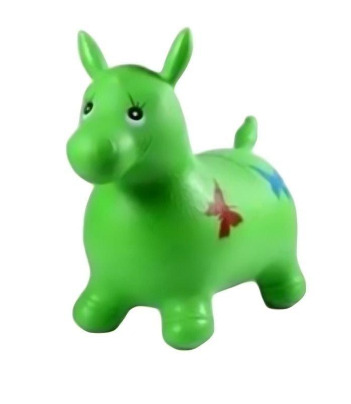 Pony Caballito Saltarín Juguete Para Niños C/Verde-0