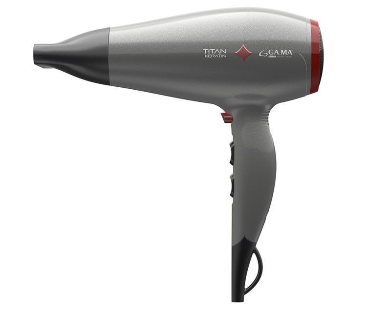 Secador De Pelo Titan Keratin Gris GAMA-0