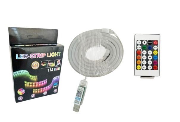 LED Tira Neón RGB 1M USB App y Control Remoto-2
