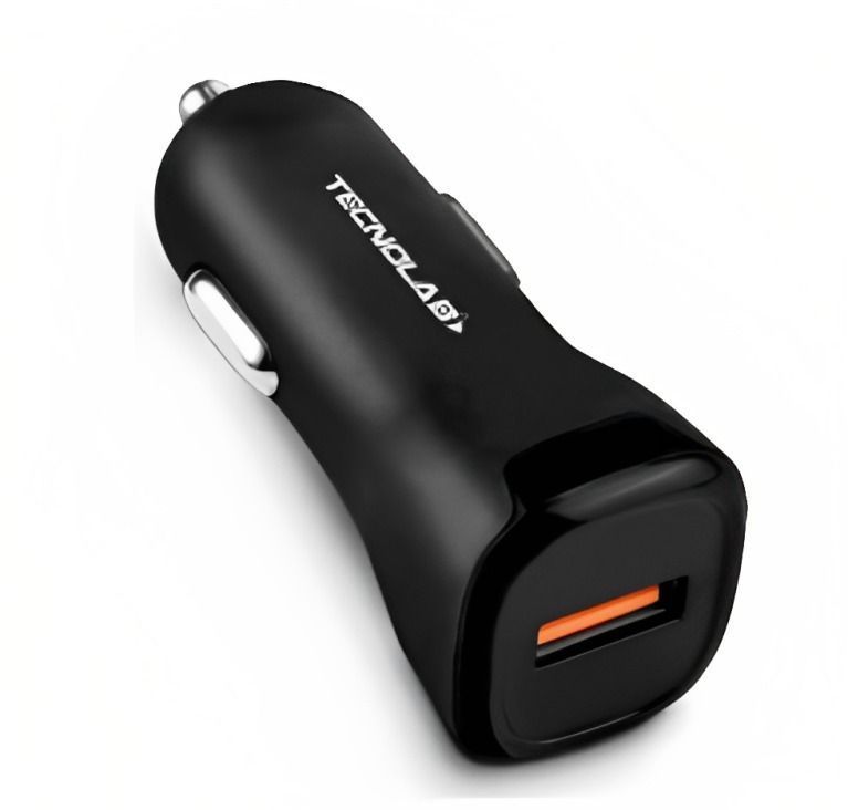 CARGADOR AUTO 12V-24V CARGA RÁPIDA 3.0 BLACK-0