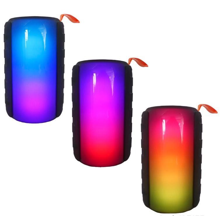 PARLANTE RECARGABLE BLUETOOTH MOD.MS-2205 14CM CON LUZ USB-TF-AUX-1