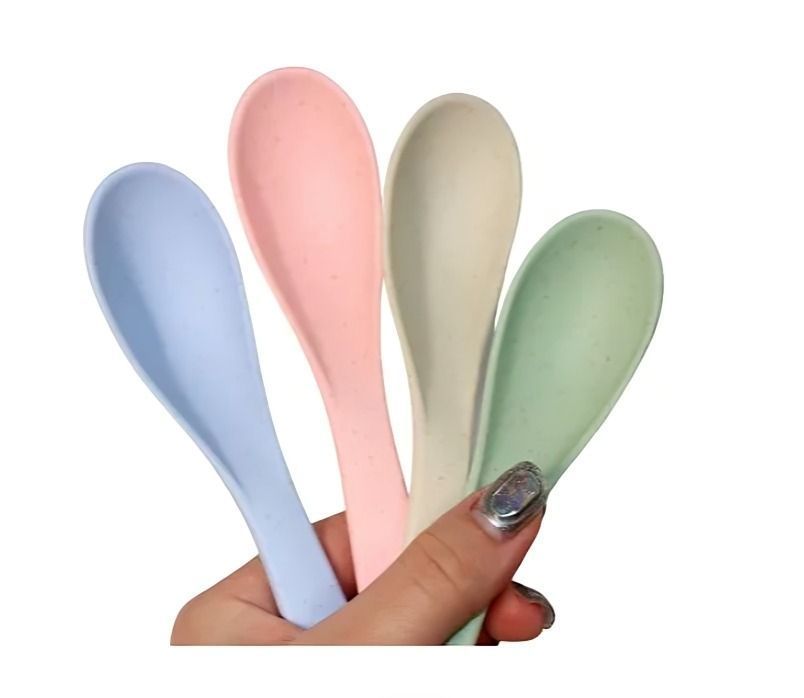 Set Cucharas Plasticas 4 Colores