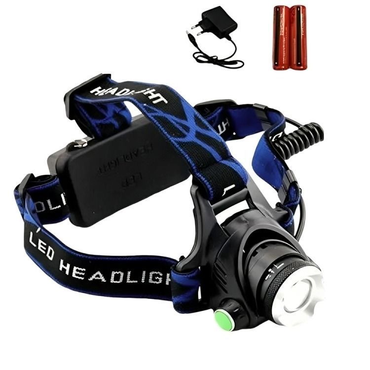 Linterna Frontal Led Cabeza Recargable 1600 Lúmenes-0