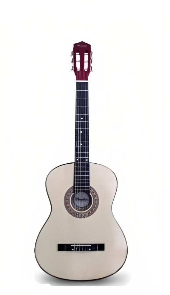 GUITARRA DE MADERA 39 PULGADAS CON FUNDA Y SET DE -0