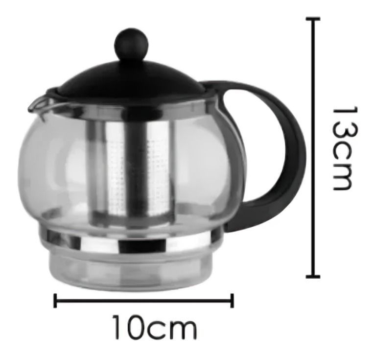  Hervidor De agua Tetera de vidrio  -3