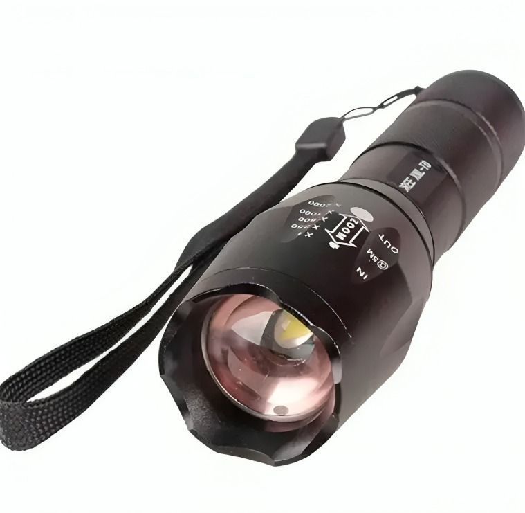 Linterna Tactica Recargable Zoom T6 6000 Lm-0