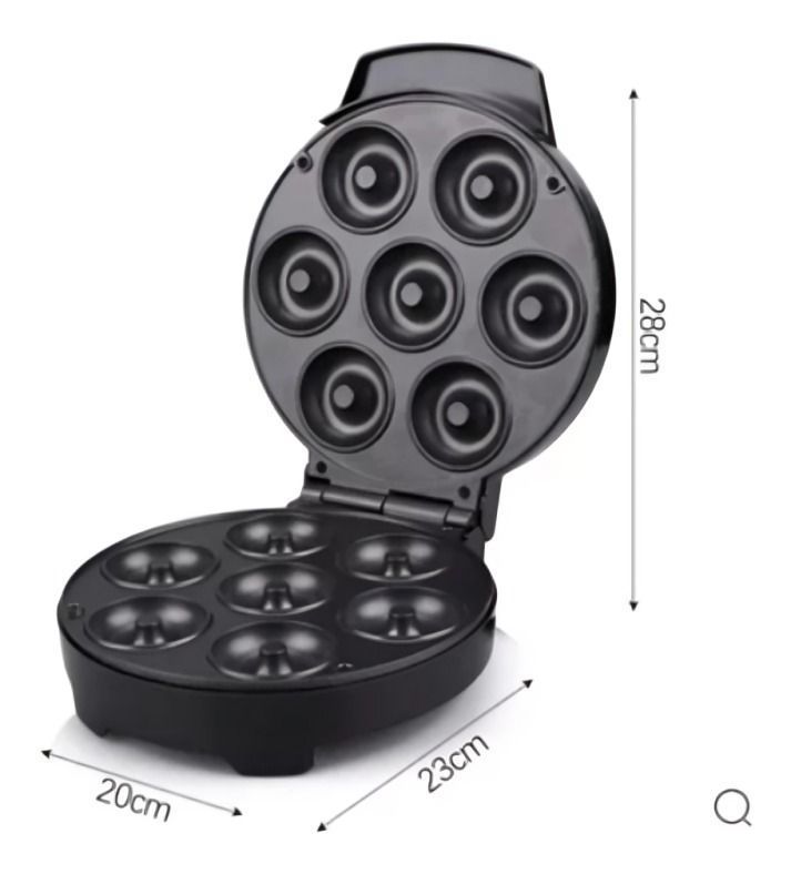 Máquina para 7 Mini Donas Antiadherente Raf-520-1