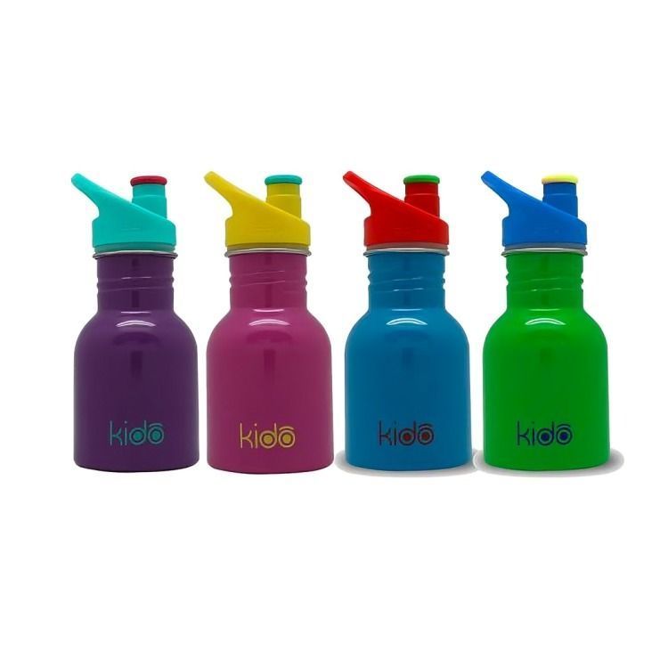 Botella Metalica 335ml Keep Kido azul-1