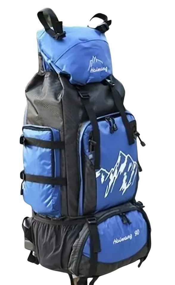 Mochila Impermeable Outdoor De 90 Litros Azul-0