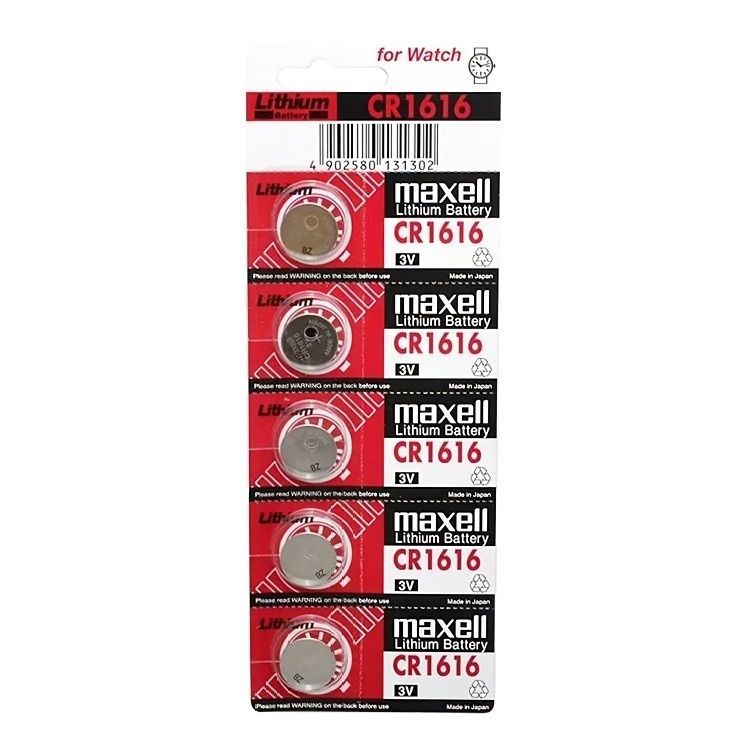 BLISTER 5 PILAS LITIO 3V MAXELL CR1616-0