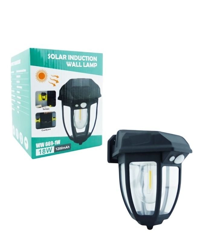 Farol LED Solar WW-669-1 Luz Fija con Sensor-0