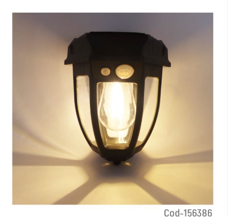 Farol LED Solar WW-669-1 Luz Fija con Sensor-2