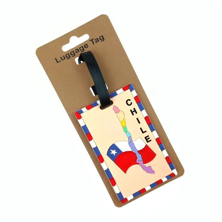 Pack 4 Identificador de Maleta Bandera Mapa-0