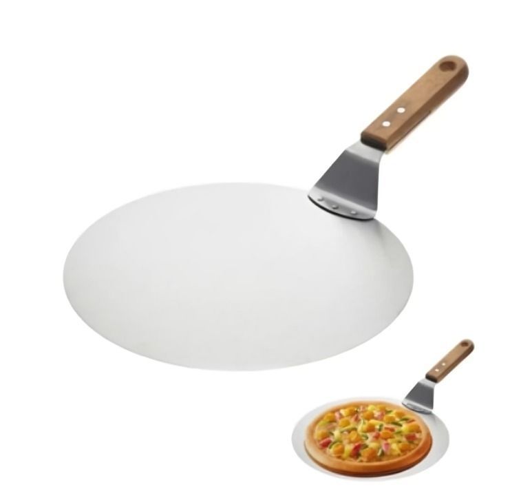 Espátula Pala Redonda Para Pizza Acero Inoxidable 30,5cm-2