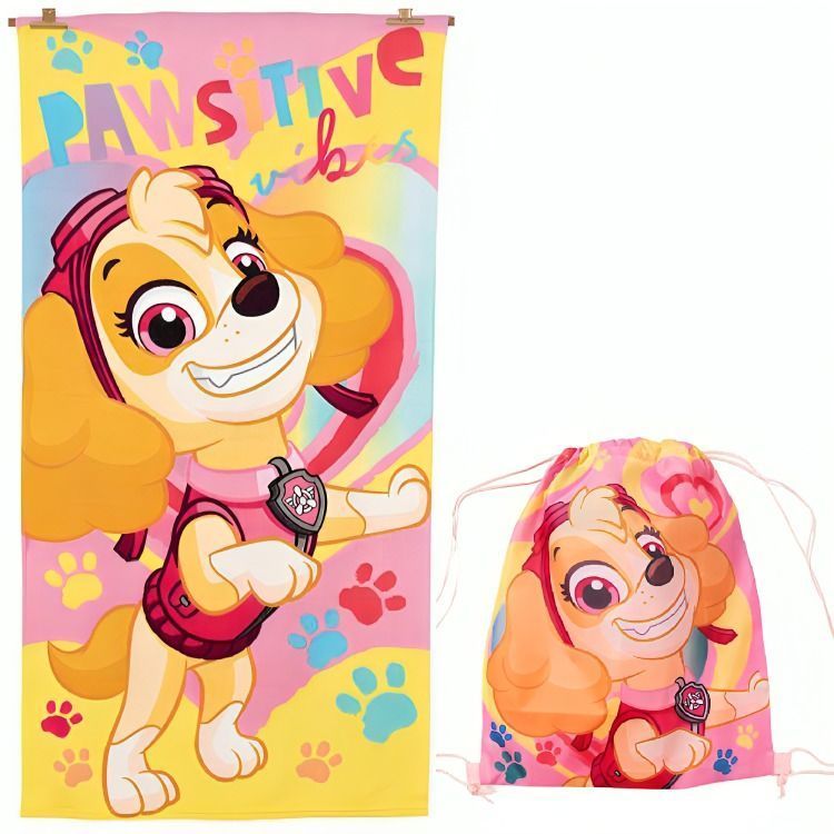 TOALLA PLAYA MF C/BOLSO 70x140 - diseño SKIE-0