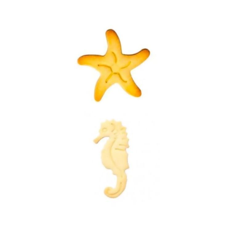 SET 2 PACK MOLDE DE CORTE GALLETAS  MARINO-1