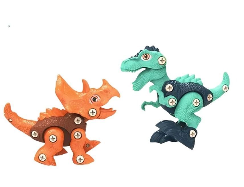 Juguete Didáctico 2 Dinosaurios Armables Juguete Niños-2