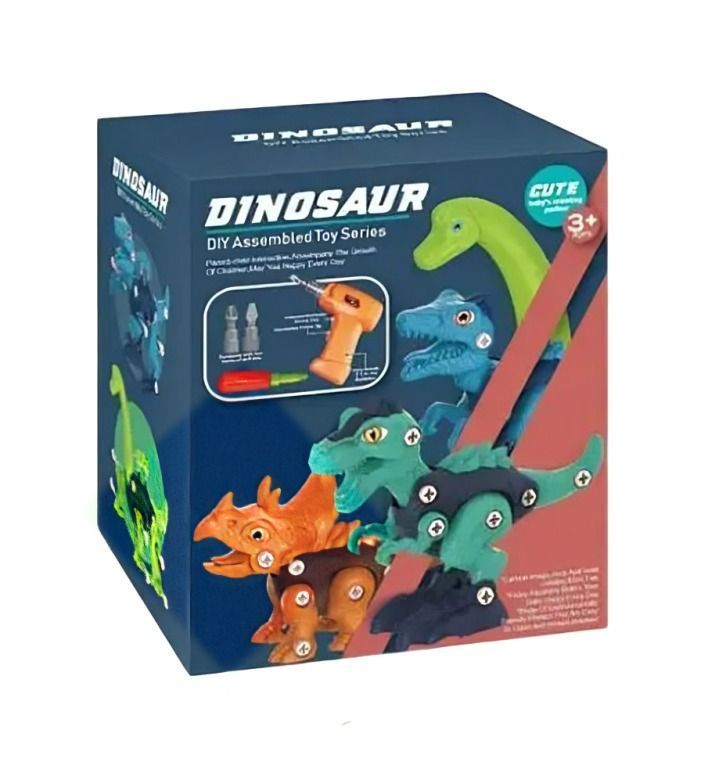 Juguete Didáctico 2 Dinosaurios Armables Juguete Niños-3