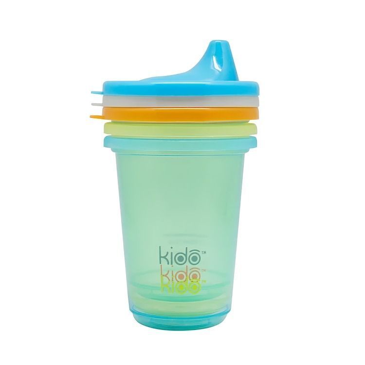 SET 3 REUSABLE CUPS KEEP KIDO COLORES -1