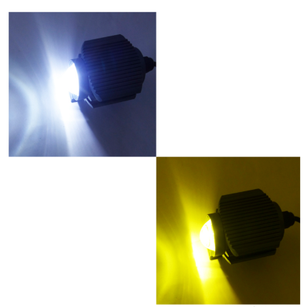 NEBLINERO LED PARA MOTO OJO DE ANGEL 25W ANTINIEBLA DUO COLOR 12V SET X 1 PCS-2