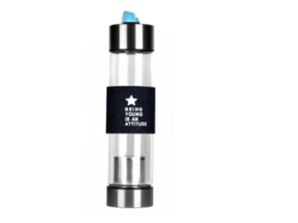 Botella c/ Infusor 450ml Azul