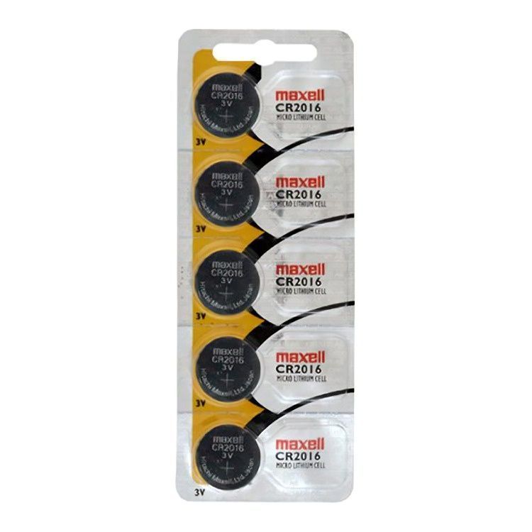 BLISTER 5 PILAS LITIO MAXELL CR2016-0