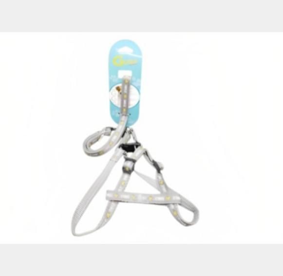 Arnes con correa  para mascotas 1.5 cm-0