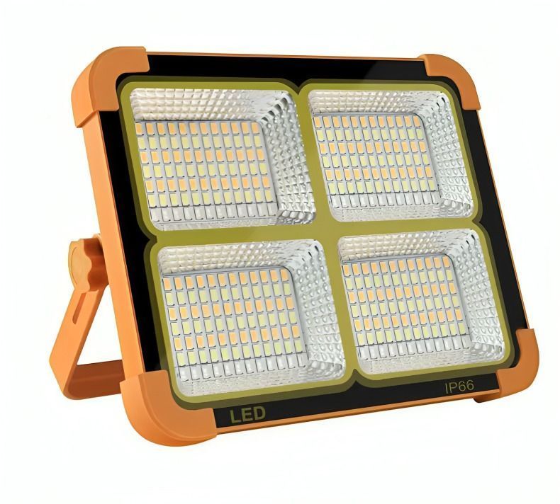 Luz Solar Portátil Led 100w 10000lm Ip66 Luz Emergencia-0