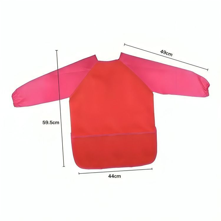 Delantal Pechera Niño Niña Manga Larga Impermeable-3