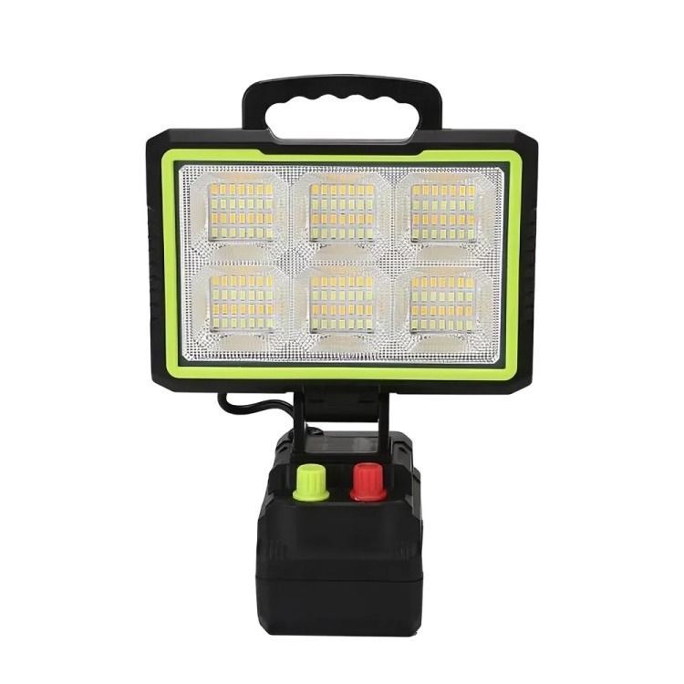 Reflector Proyector Led Solar Portátil De 350w - Panel Solar-0